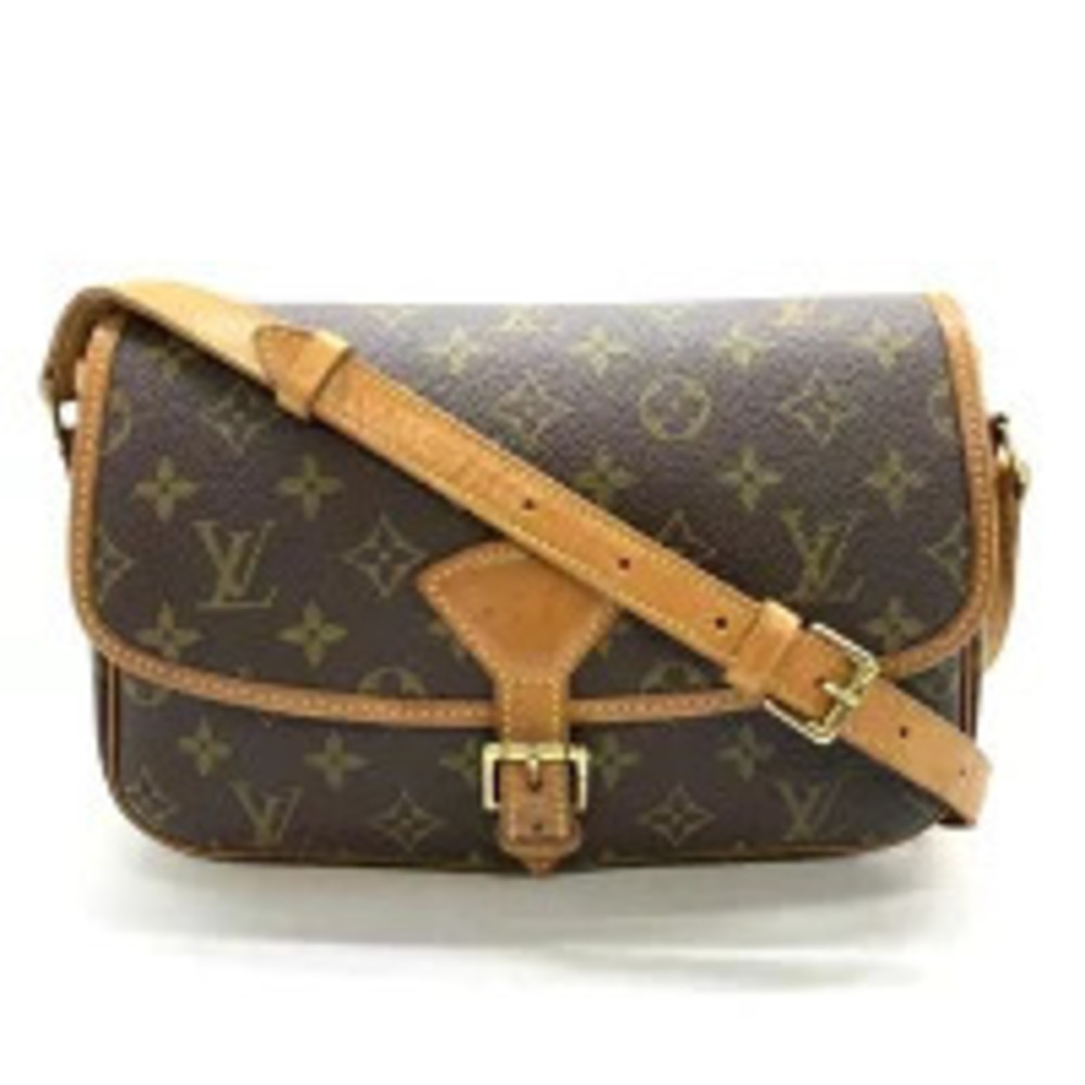 LOUIS VUITTON Sologne Monogram Shoulder Bag Crossbody Brown